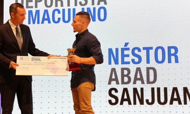 Néstor Abad designado mejor deportista masculino de 2016 en los Premios Provinciales del Deporte