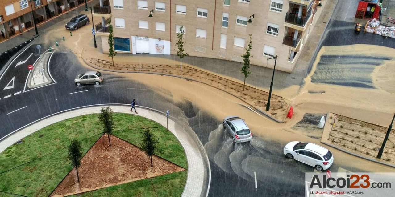 Guanyar assegura que la millora de drenatge a la rotonda del Collao va tindre un cost extra de quasi 11.000 euros