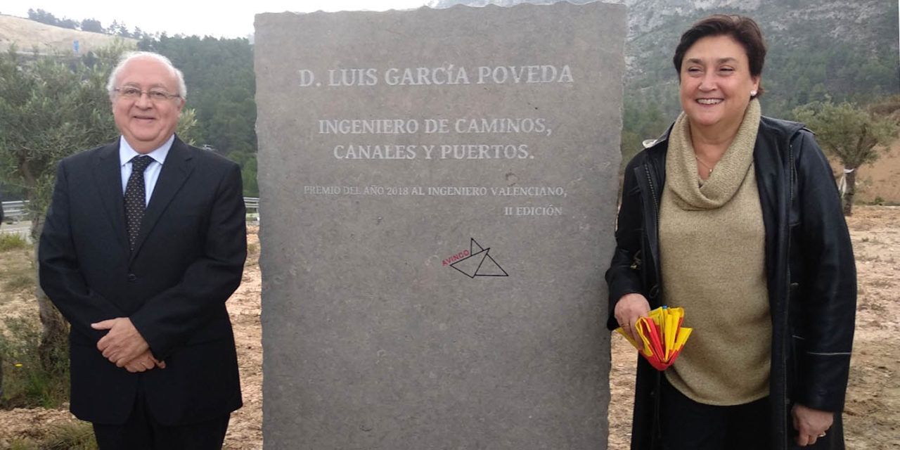 Un monolito homenaje para el ingeniero Luis García Poveda