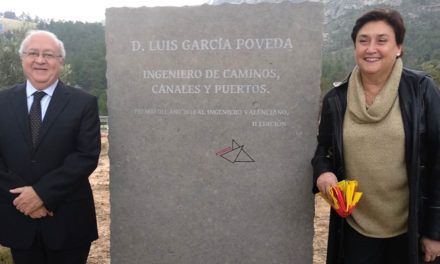 Un monolito homenaje para el ingeniero Luis García Poveda