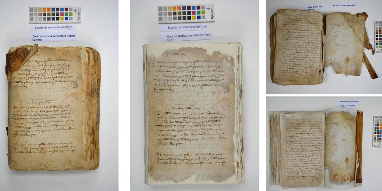 L’Arxiu Municipal d’Alcoi restaura dos dels seus documents més antics