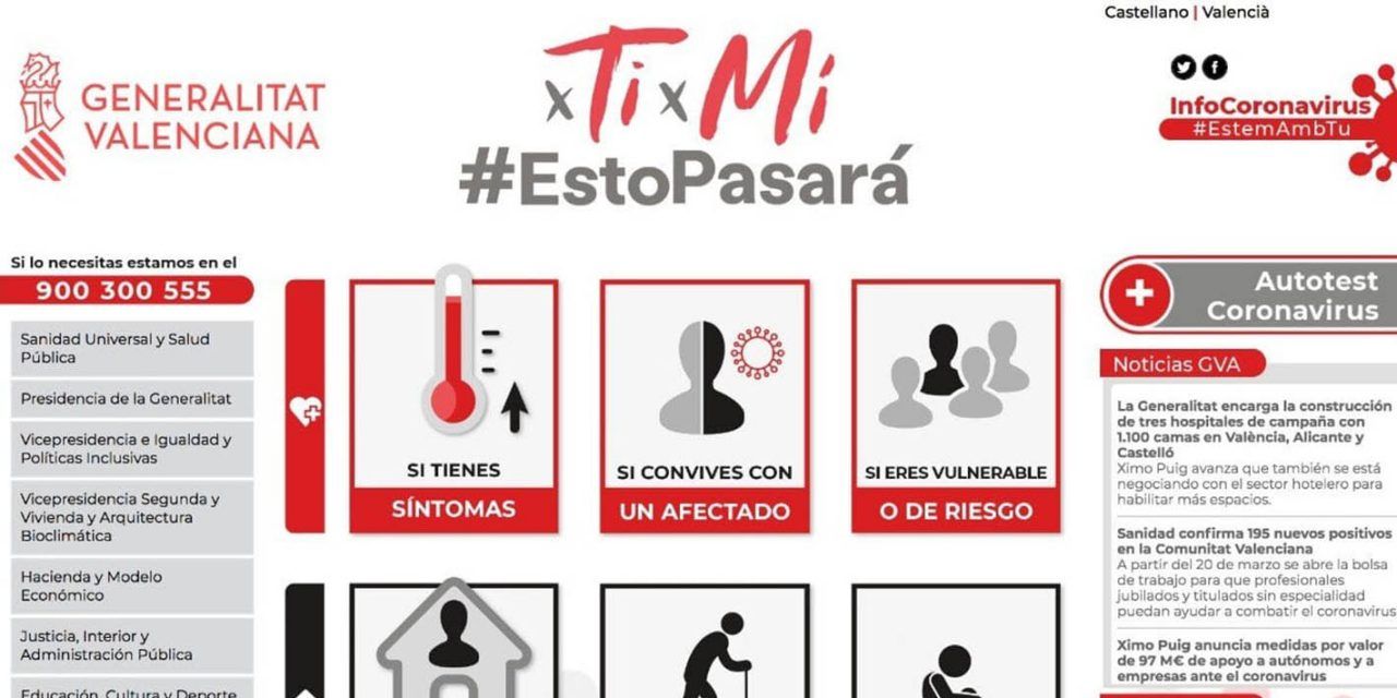 CRISI CORONAVIRUS | La Generalitat llança un espai web sobre el coronavirus amb informació i recomanacions dirigides a la ciutadania