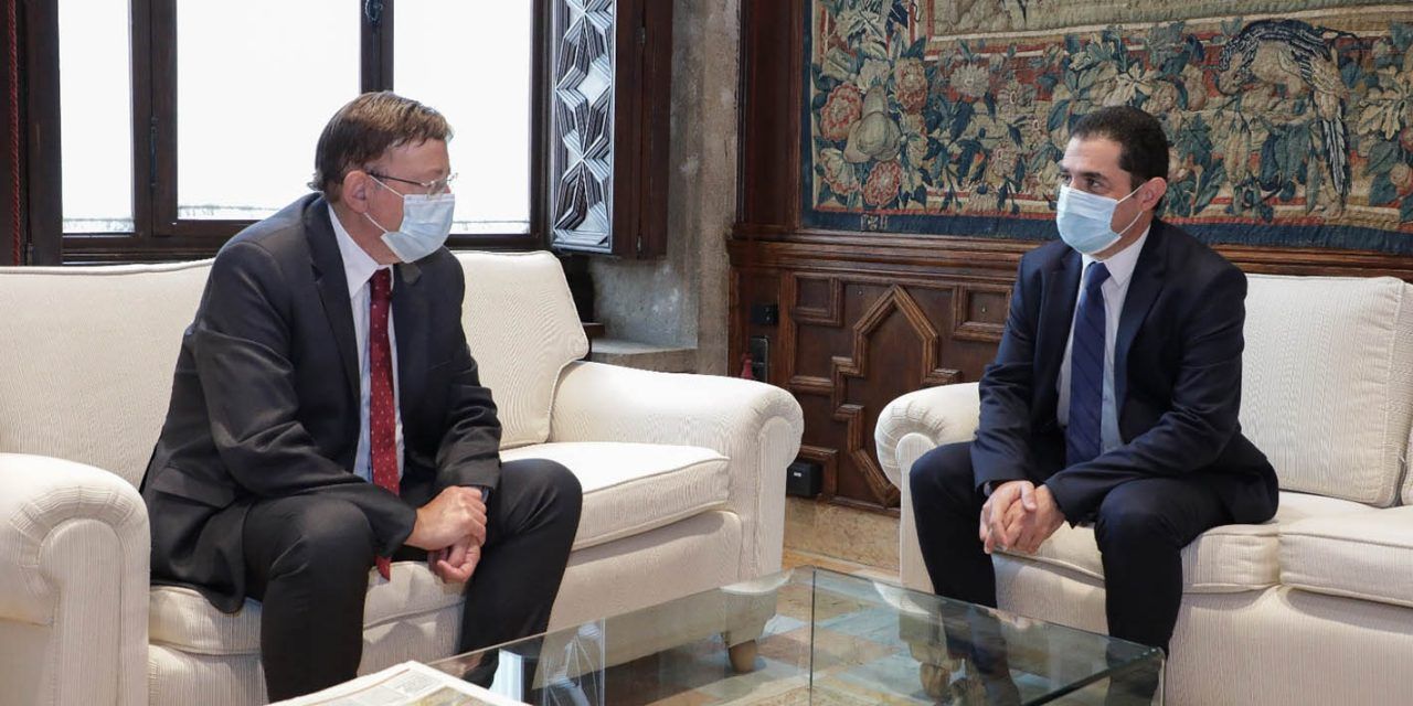 Toni Francés es reuneix a València amb el president de la Generalitat