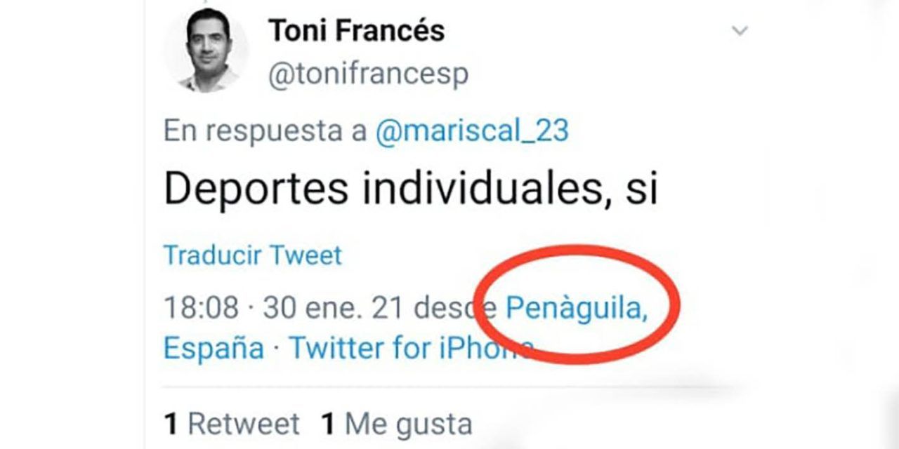 Toni Francés aclareix que no s’ha saltat el tancament perimetral