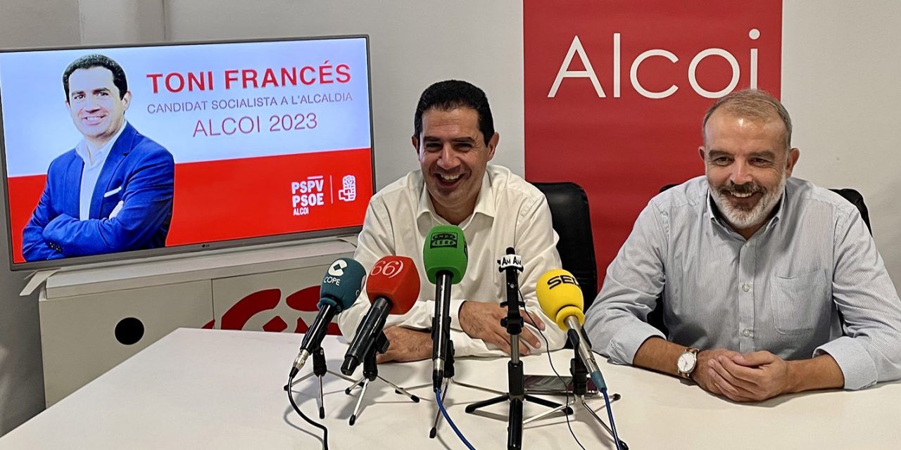 Toni Francés repeteix com a candidat socialista a l’alcaldia d’Alcoi