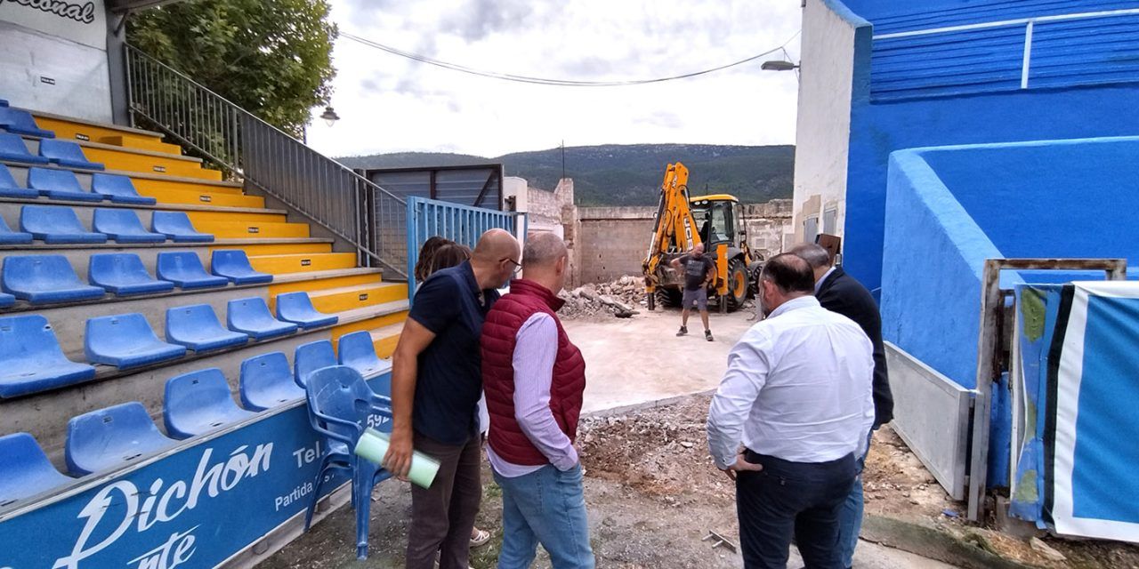 Tornen les obres de millora al camp del Collao